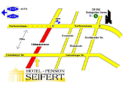 city map - HOTEL&nbsp;SEIFERT